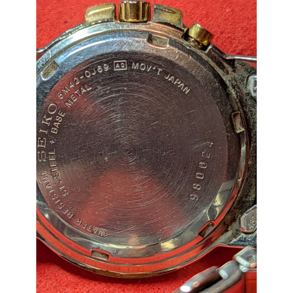 Vintage Seiko kinetic watch for men Needs Capacitor - Picture 6 of 10